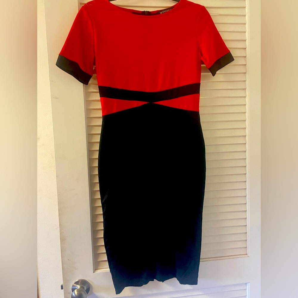Red and a black dress from Amazon.